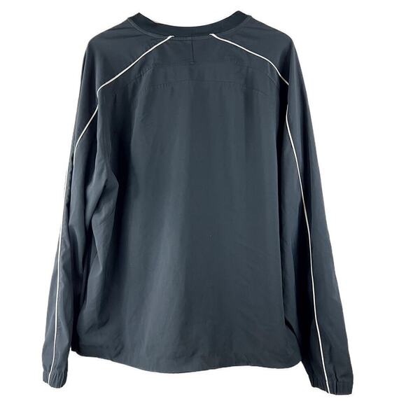 Under Armour Long Sleeve Black 1/4 Zip Pullover Jacket Sz L Side Zip Drawstring - Picture 4 of 4